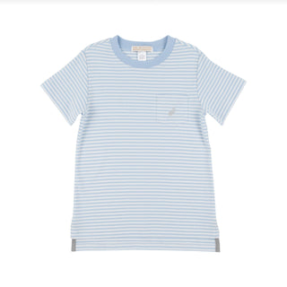 Carter Crewneck - Beale Street Blue Stripe