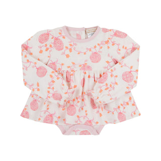 Long-sleeve Daisy Diaper Cover - Gourd-geous