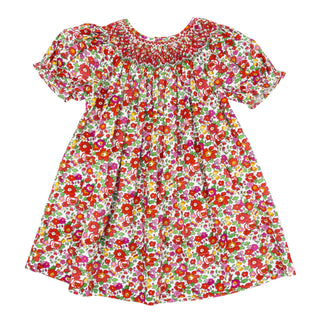 Bishop Dress with Hand-smocking - Scarlett Floral