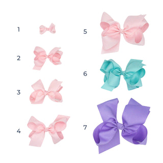 Size 7 Solid Grosgrain Hair Bow