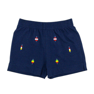 Boys Pull-on Shorts - Fishing Lure Embroidery