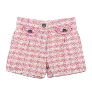 Donna Shorts (Tweed) - Pink