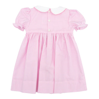 Hand-smocked Birthday Dress - Pink | Petit Ami Tiny Town Inc Hand-smocked Birthday Dress - Pink | Petit Ami Tiny Town Inc