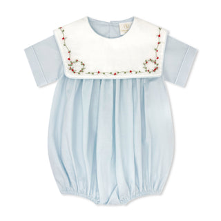 Boys Christian Bubble with Embroidery - Wreaths