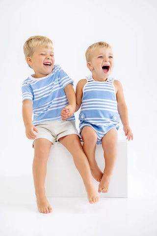 Skipper Sunsuit - Saddle Ridge Stripe