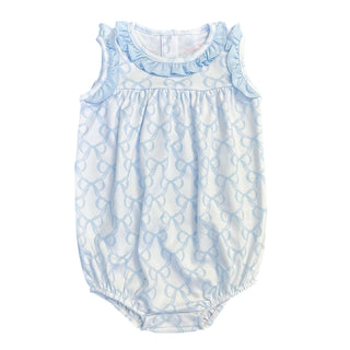 *PRE-ORDER* Pima Knit Rosie Bubble - Blue Bows