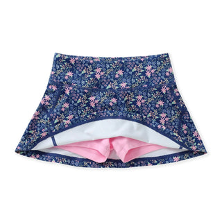 Tennis Skirt - Navy Ditsy Floral
