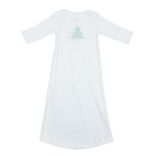 Girls Knit Christmas Tree Gown