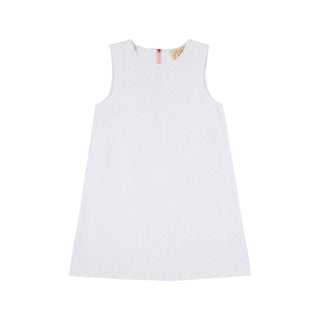 Sleeveless Betts Bow Dress - Eyelet