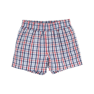 Sheffield Shorts (Seersucker) - Pierce Mill Plaid