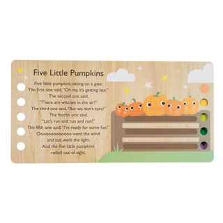 Touch and Trace Nursery Rhymes: Five Little Pumpkins - Board Book