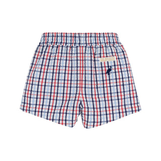 Sheffield Shorts (Seersucker) - Pierce Mill Plaid