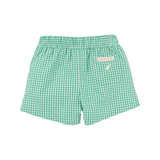 Sheffield Shorts - Gibson Island Green Gingham