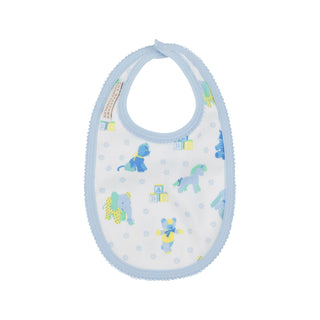 Burp Me Bib - Cuddle Up Cutie in Buckhead Blue