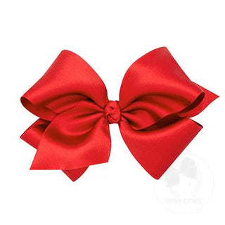 French Satin Hair Bow