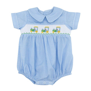 Bryn Bubble with Hand-smocking - Tractors