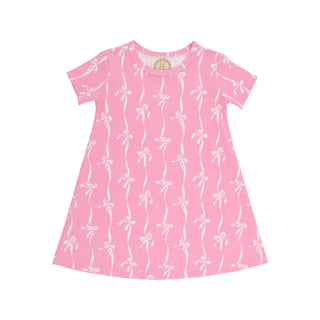 Polly Play Dress - Bell Court Bows (Hamptons Hot Pink)