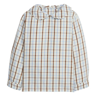 Peter Pan Shirt - Brownfield Plaid