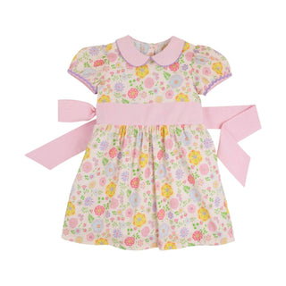 Cindy Lou Sash Dress - Boca Grande Begonia