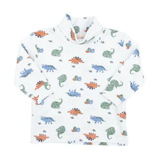 Printed Turtleneck - Dinos