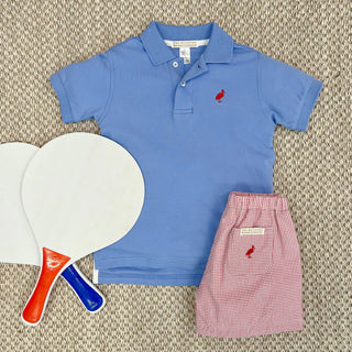 Prim & Proper Polo - Barbados Blue