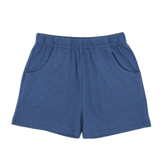 Jersey Knit Shorts - Steel Blue