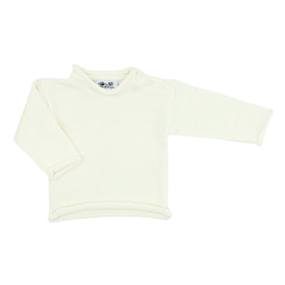 Classic Rollneck Sweater - Cream