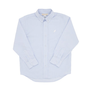 Dean's List Dress Shirt - Blue Oxford Stripe