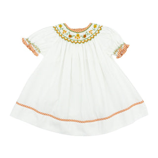 Bishop Dress and Bloomers with Hand-smocked - Harvest