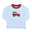 Christmas Jeep on Sky Blue Stripe