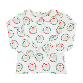 Maude's Peter Pan Collar Blouse - North Pole Portrait