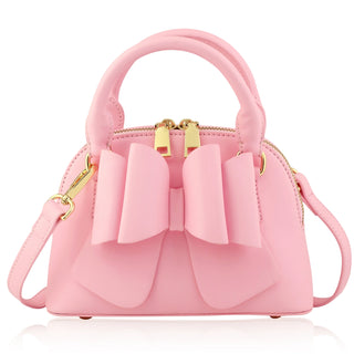 Margo Bow Handbag - Light Pink