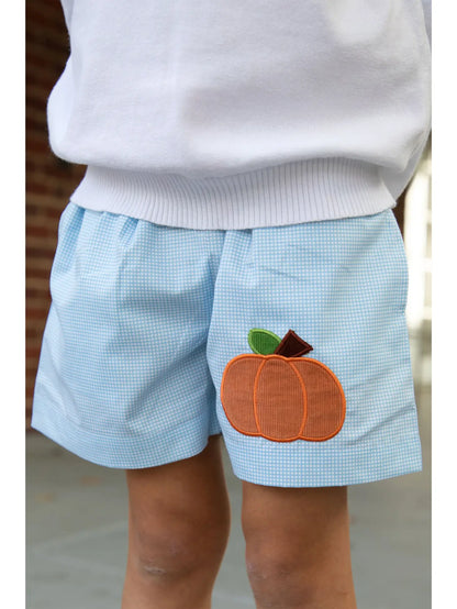 Boys Pumpkin Shorts