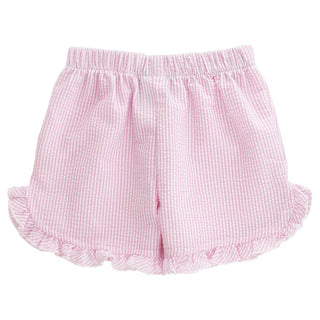 Girls Tie Top and Seersucker Shorts Set