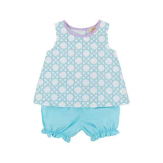 Lucy Boone Button Bloomer Set - Catamaran Cane