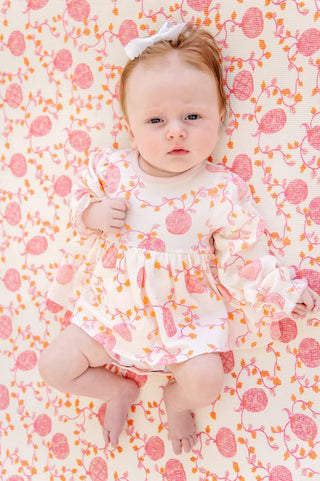 Long-sleeve Daisy Diaper Cover - Gourd-geous
