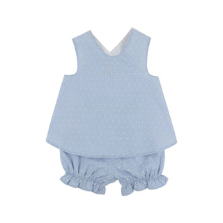 Bettye Bloomer Set - Sarasota Sky Dallas Dot