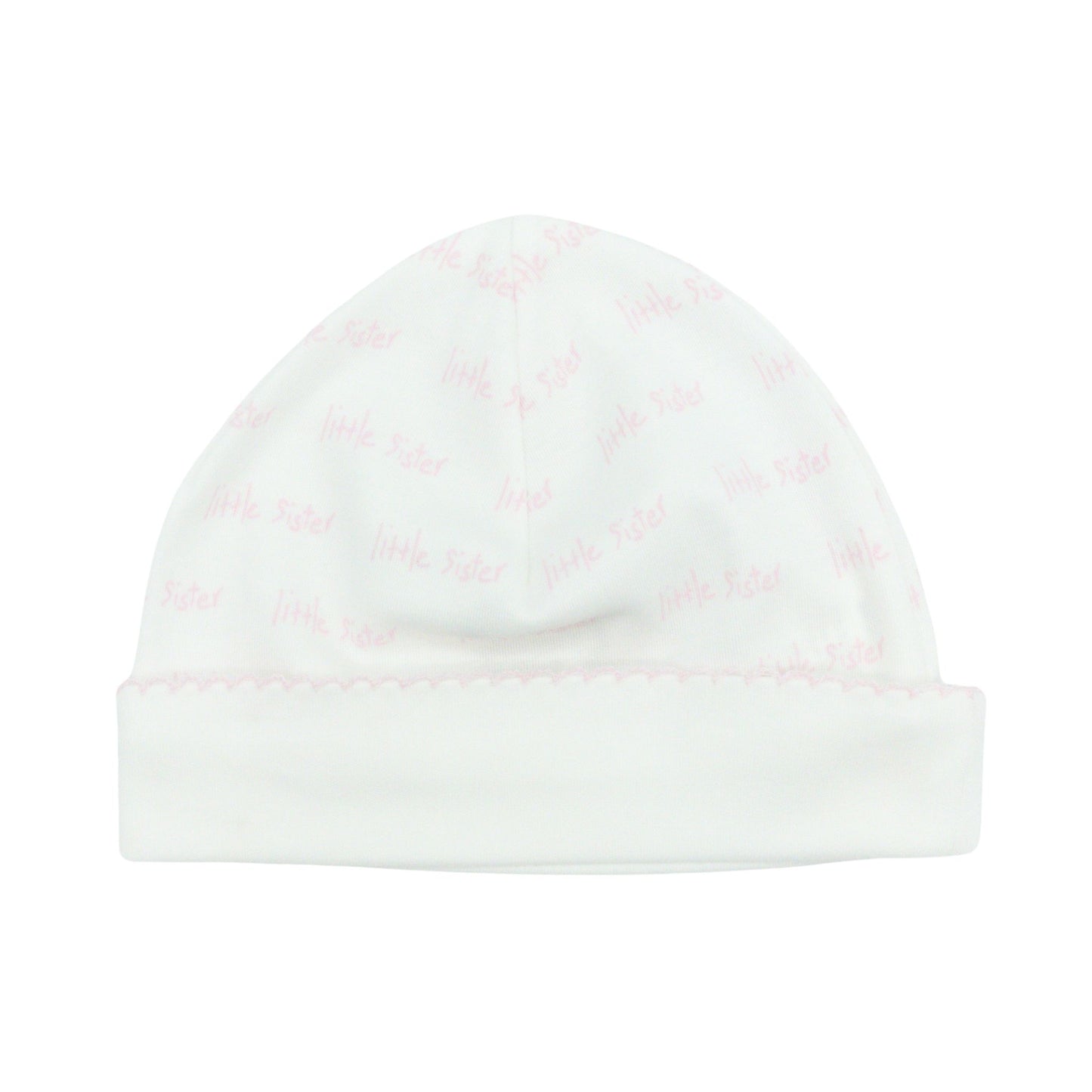 Pima Knit "Little Sister" Printed Hat