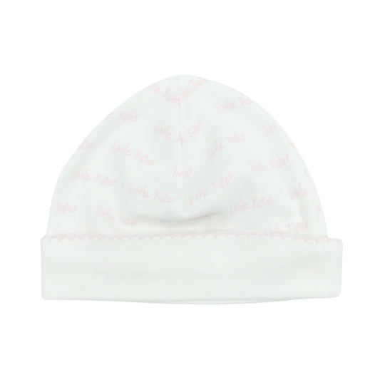 Pima Knit "Little Sister" Printed Hat
