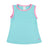 Totally Turquoise with Flamingo Pink