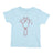 Mickey Bubbles on Light Blue