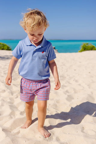 Prim & Proper Polo - Barbados Blue