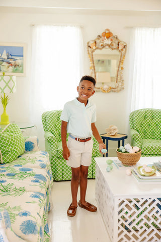 Prim & Proper Polo - Sea Island Seafoam