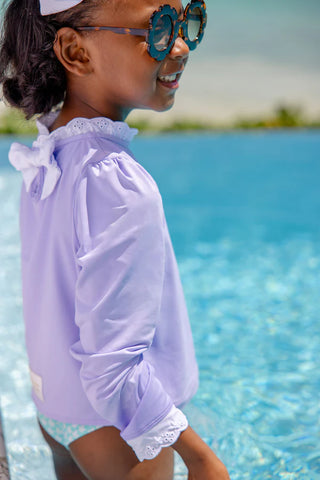 Winnie's Wave Spotter Swim Shirt - Lauderdale Lavender