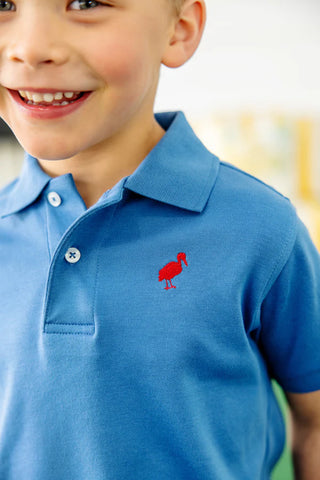 Prim & Proper Polo - Wood Boat Blue