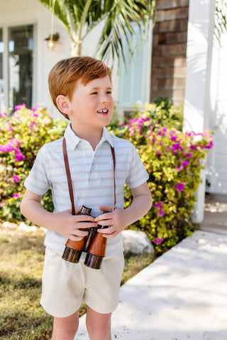 Prim & Proper Polo - Buckhead Blue, Grace Bay Green, Palm Beach Pink Stripe