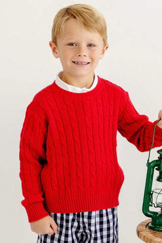 Crawford Crewneck - Richmond Red