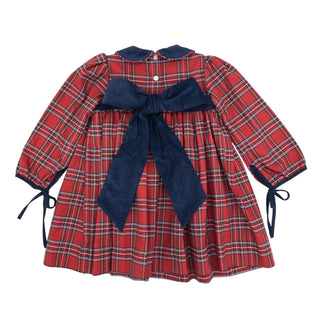Brianne Dress - Royal Plaid