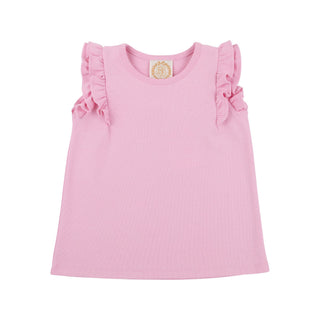 Ruehling Ruffle Top - Pier Party Pink