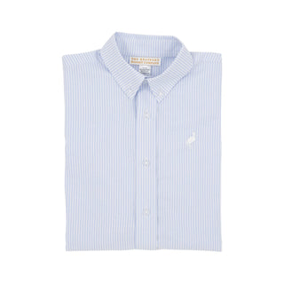 Dean's List Dress Shirt - Blue Oxford Stripe